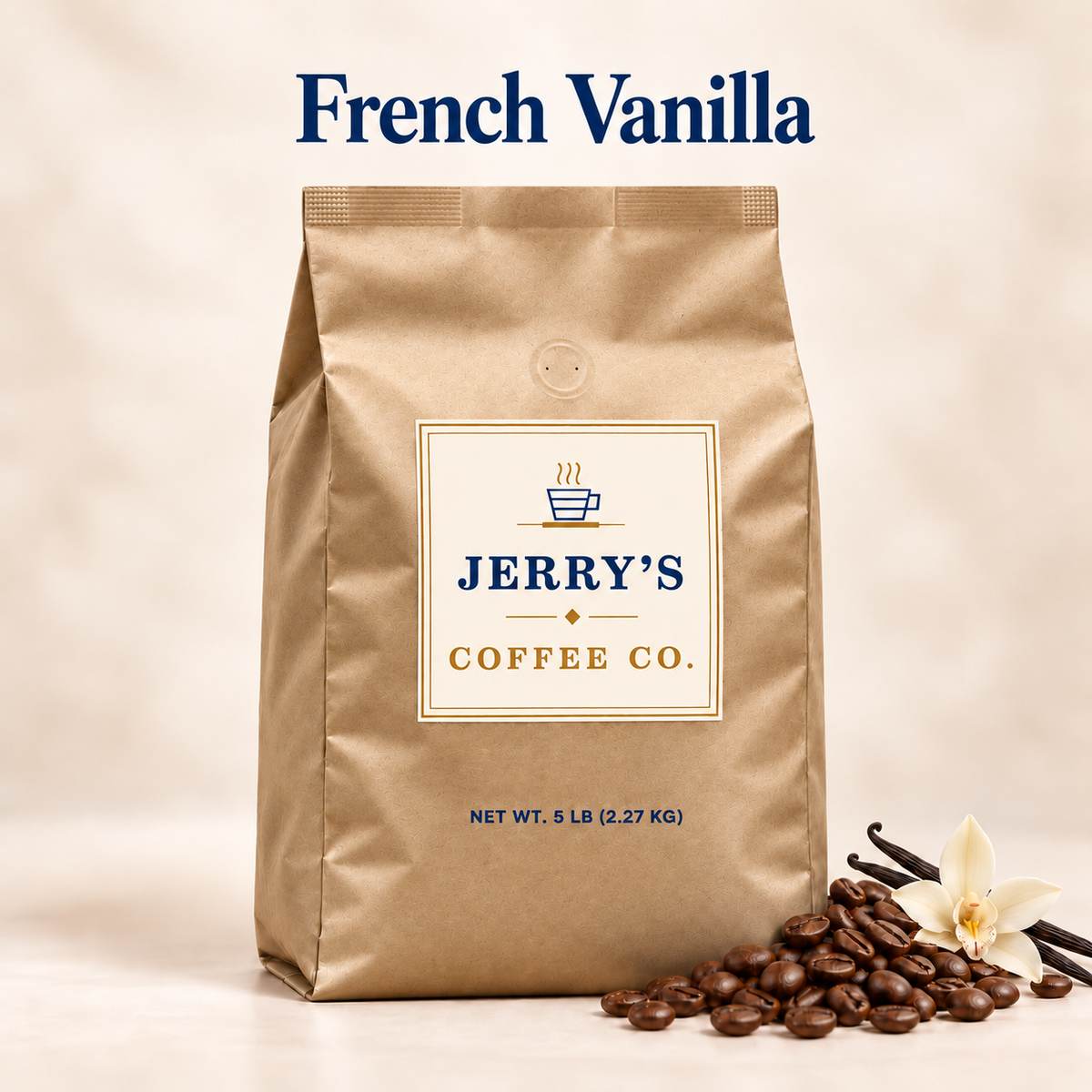 French Vanilla - Jerry's Coffee Co. bag