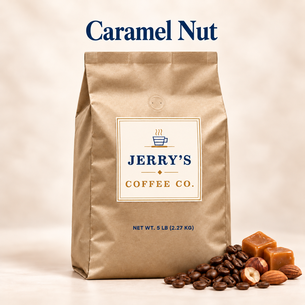Caramel Nut - Jerry's Coffee Co. bag