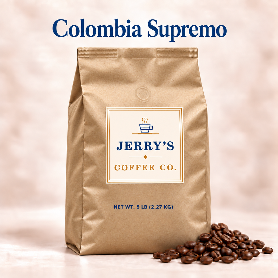 Colombia Supremo - Jerry's Coffee Co. bag