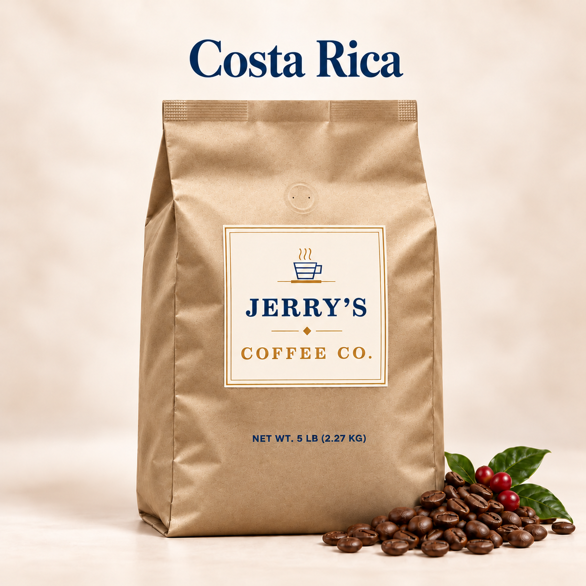 Costa Rica - Jerry's Coffee Co. bag