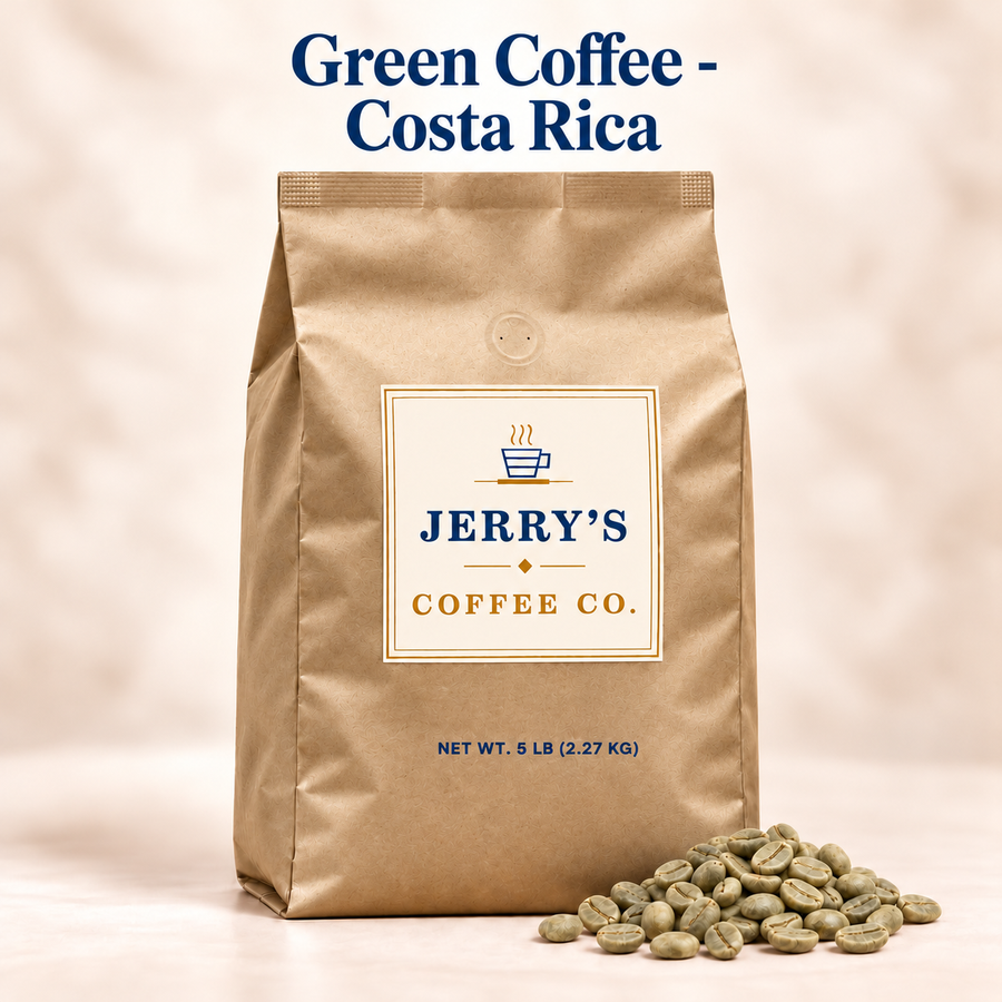 Green Coffee - Costa Rica - Jerry's Coffee Co. bag