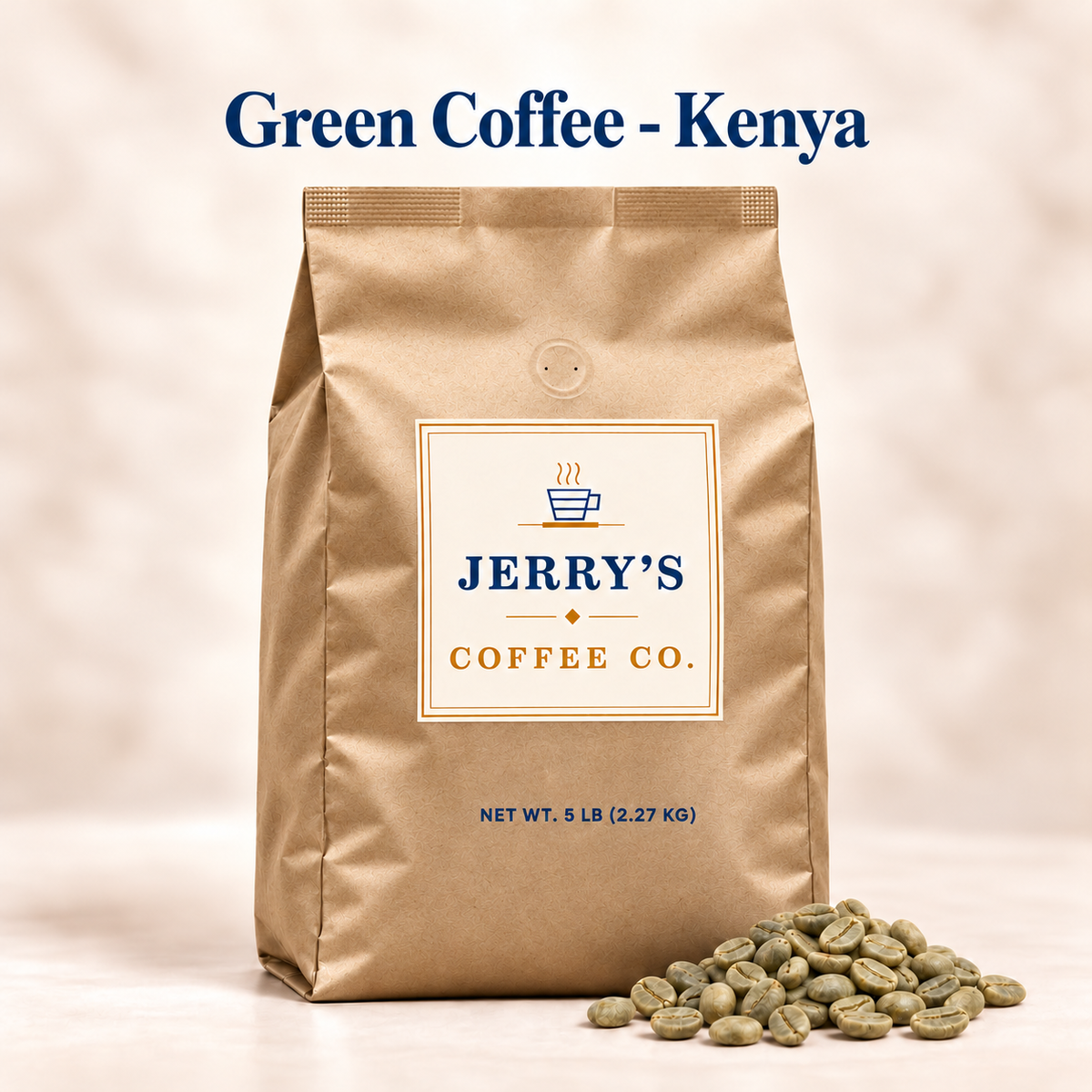 Green Coffee - Kenya - Jerry's Coffee Co. bag