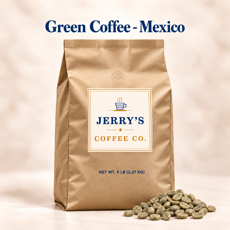 Green Coffee - Mexico - Jerry's Coffee Co. bag