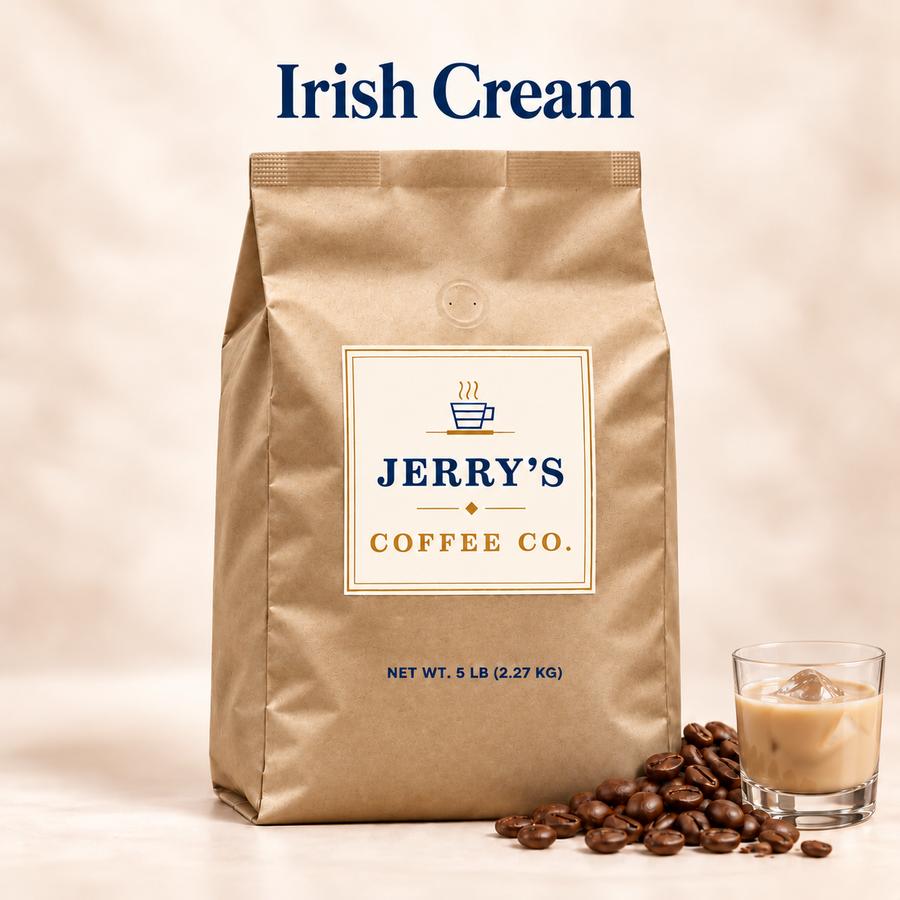 Irish Cream - Jerry's Coffee Co. bag