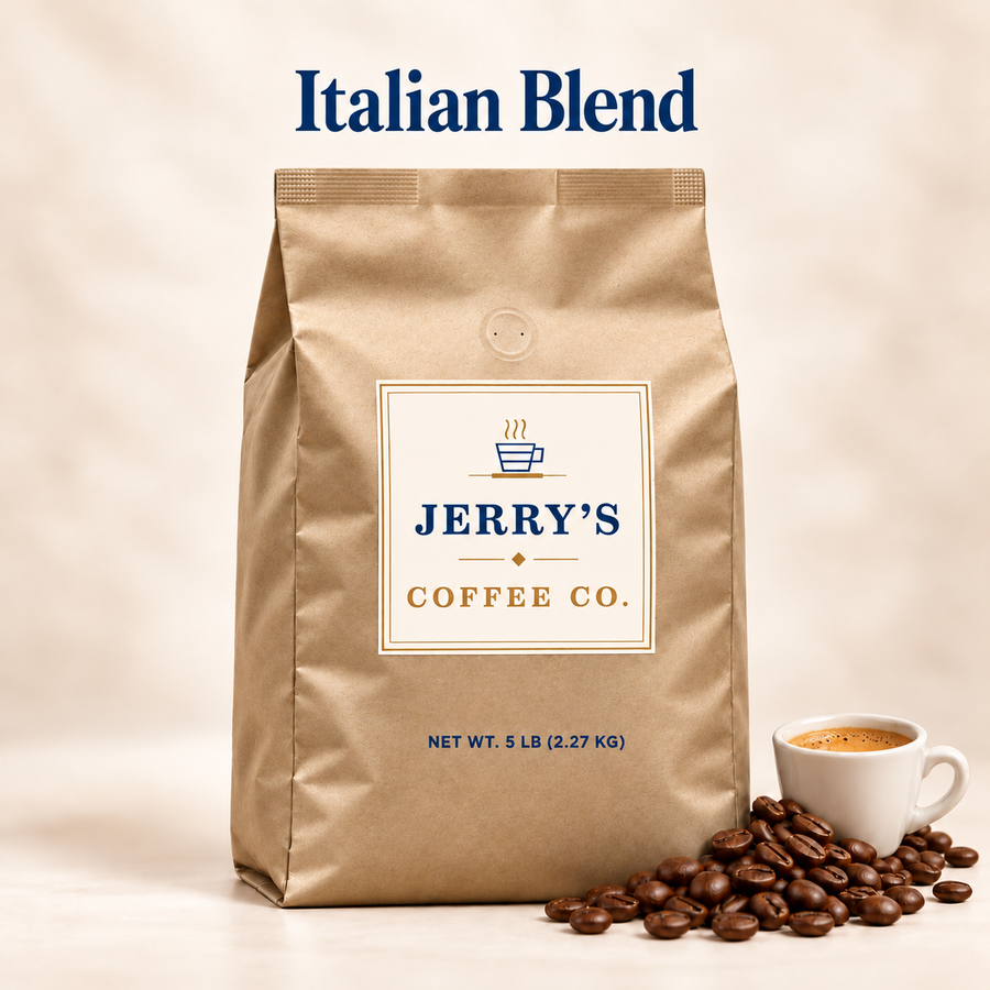 Italian Blend - Jerry's Coffee Co. bag