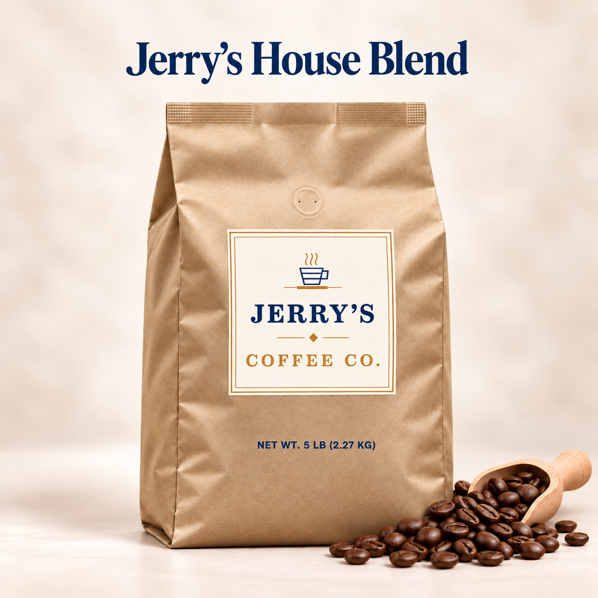 Jerry's House Blend - Jerry's Coffee Co. bag