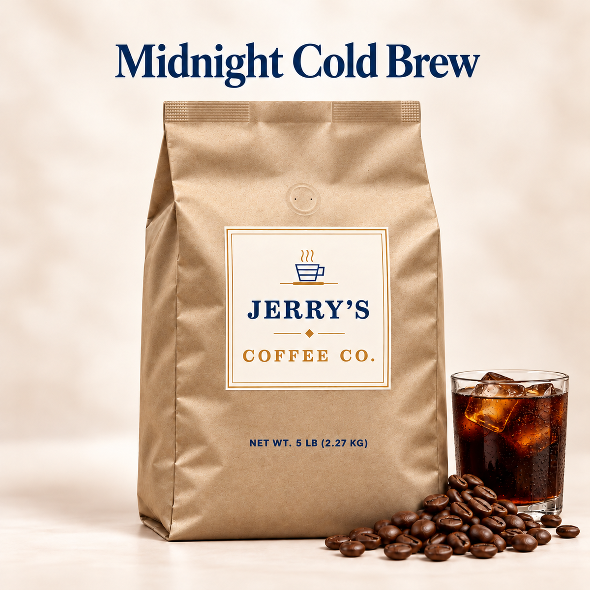 Midnight Cold Brew - Jerry's Coffee Co. bag